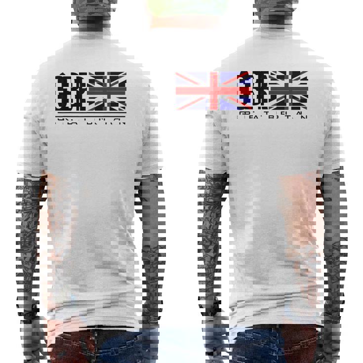 グレートブリテン国旗 ユニオンジャック ブリティッシュアスレチック チーム スポーツ メンズTシャツ バックプリント