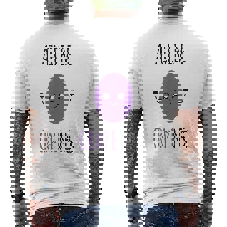 グレープネスを実現する カワイイスタイルグレープ メンズTシャツ バックプリント