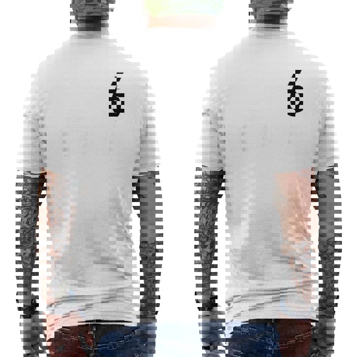ケイリングリーンナンバー 6 グリーンジャージナンバー・シックス・レーシング メンズTシャツ バックプリント