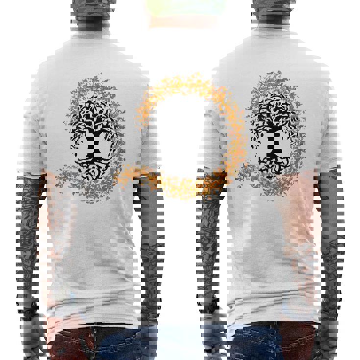 ケルトの木 メンズTシャツ バックプリント