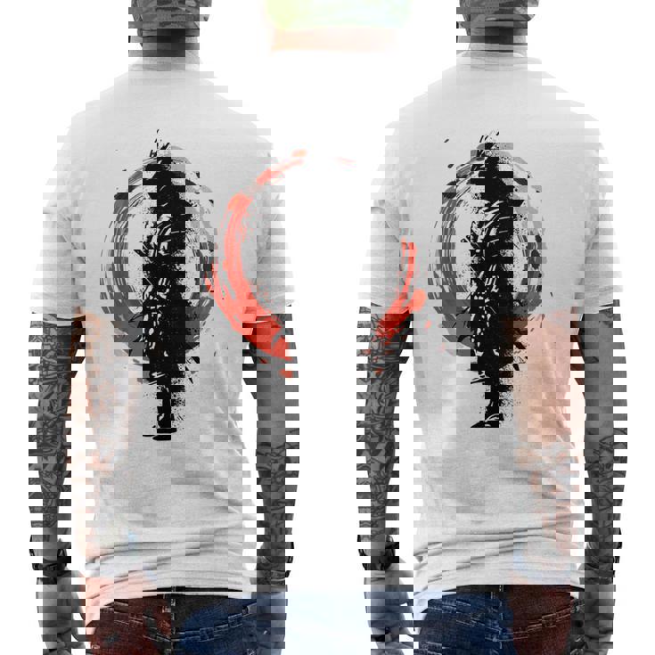 ゴーストサムライ 武士道 アニメ マンガ 武士道 メンズTシャツ バックプリント