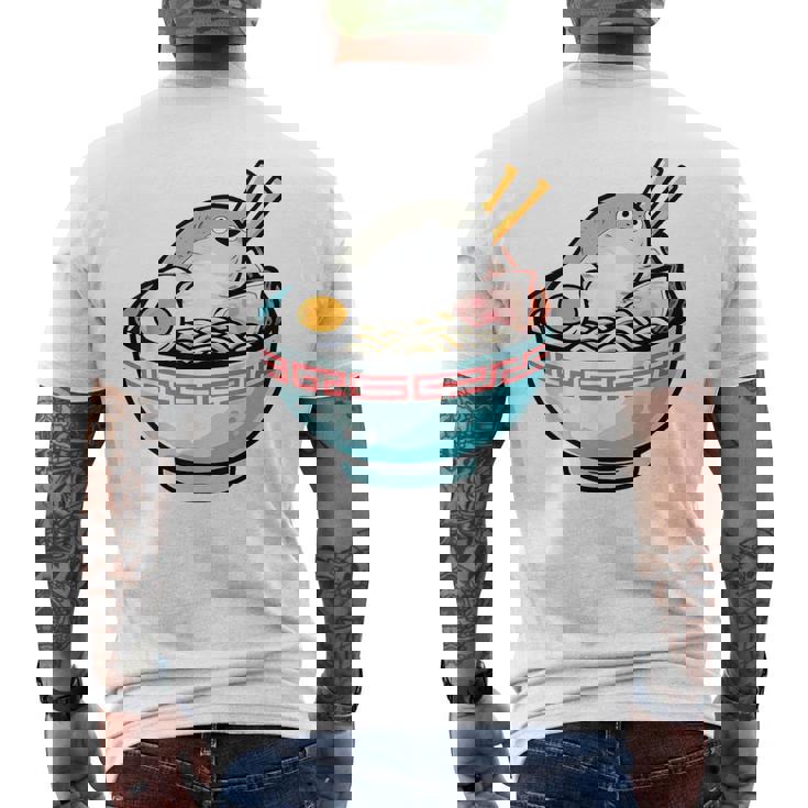 サカバンバスピス フィッシュミーム 和風ラーメン丼 メンズTシャツ バックプリント