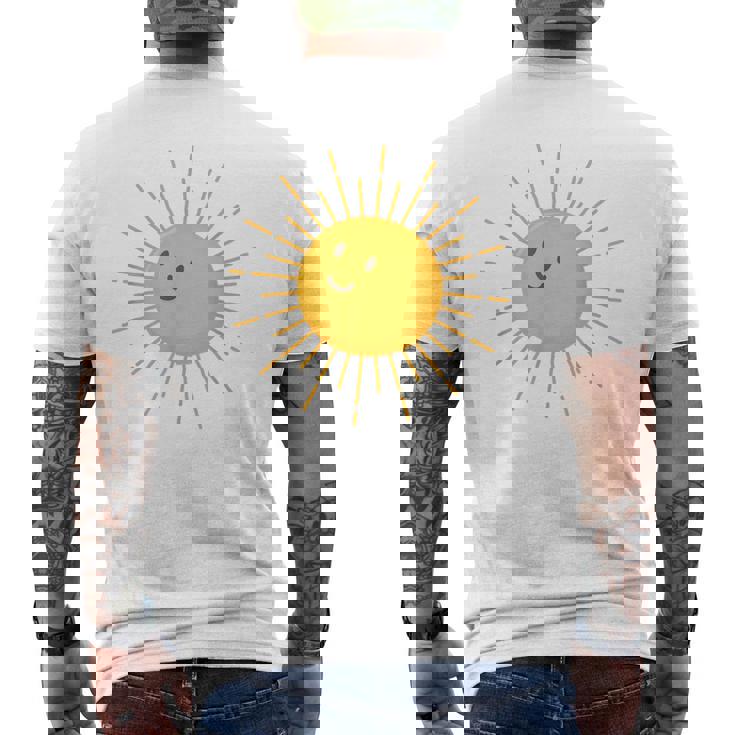 サンシャイン 晴れ 太陽 メンズTシャツ バックプリント