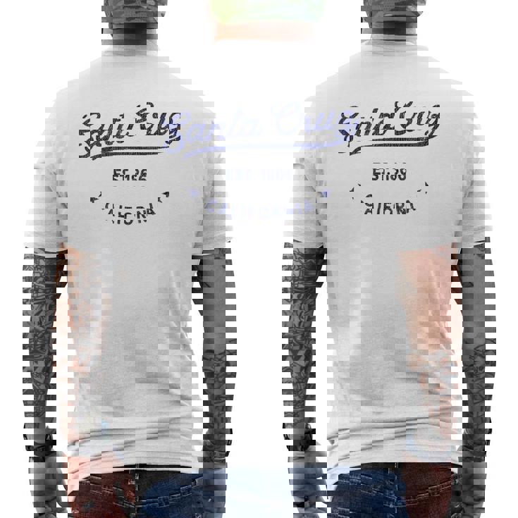 サンタクルーズ カリフォルニア 旅行 お土産 ヴィンテージ サンタクルーズ メンズTシャツ バックプリント