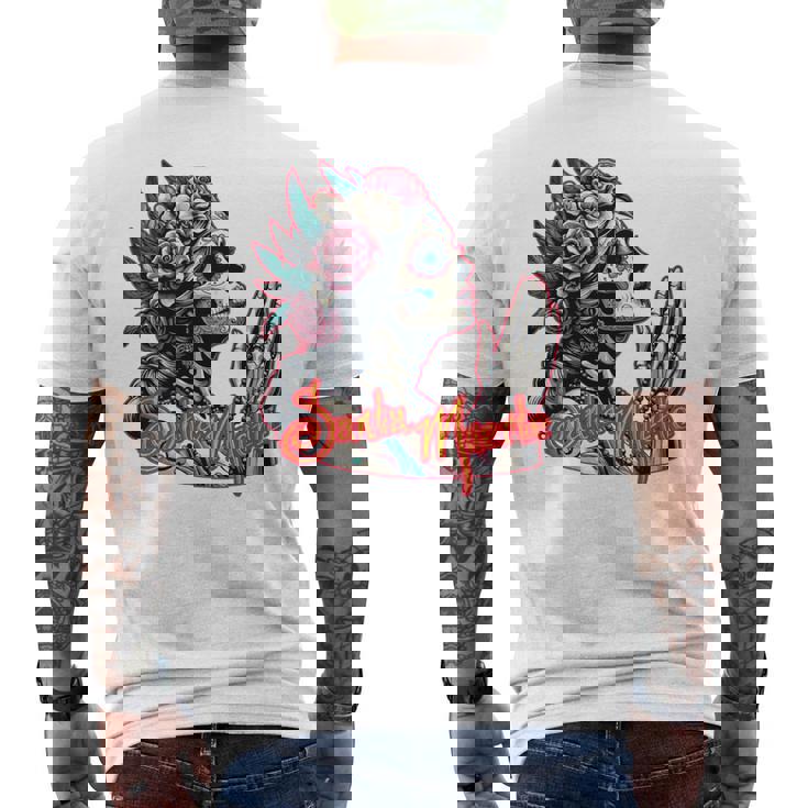 サンタ・ムエルテ カトリーナ カラベラ 長袖tシャツ メンズTシャツ バックプリント