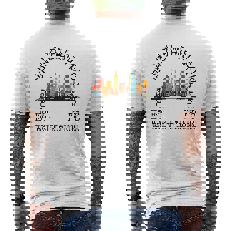 サンフランシスコ お土産 スカイライン サンフランシスコ メンズ レディース メンズTシャツ バックプリント