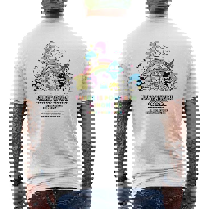 サンリオキャラクターズ Usデザイン レインボー 長袖tシャツ メンズTシャツ バックプリント