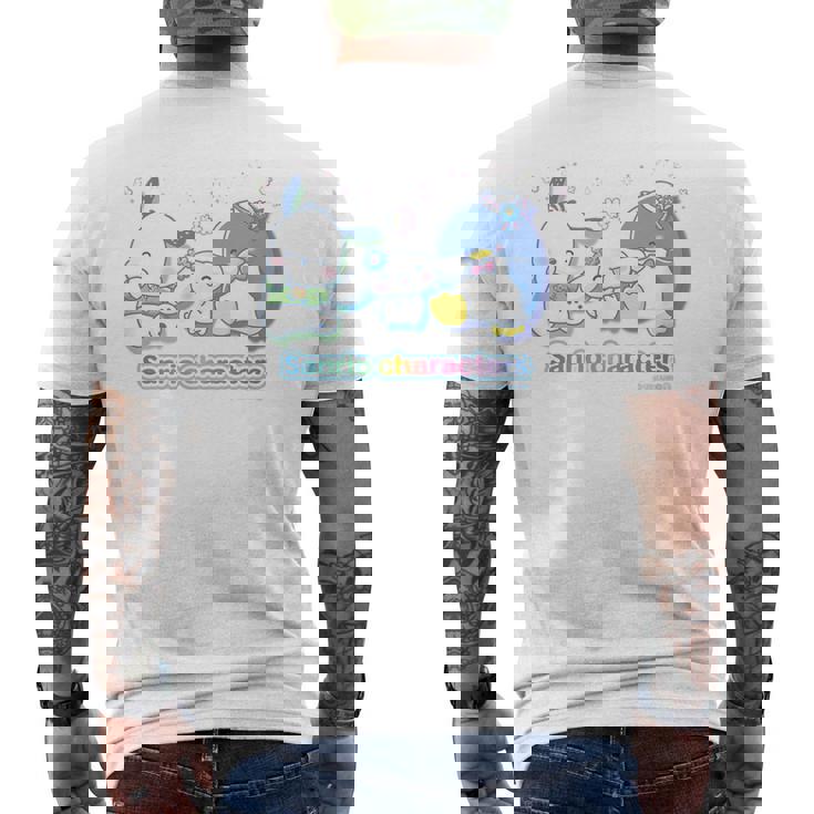 サンリオキャラクターズ サンリオキャラクター大賞デザイン 集合C メンズTシャツ バックプリント