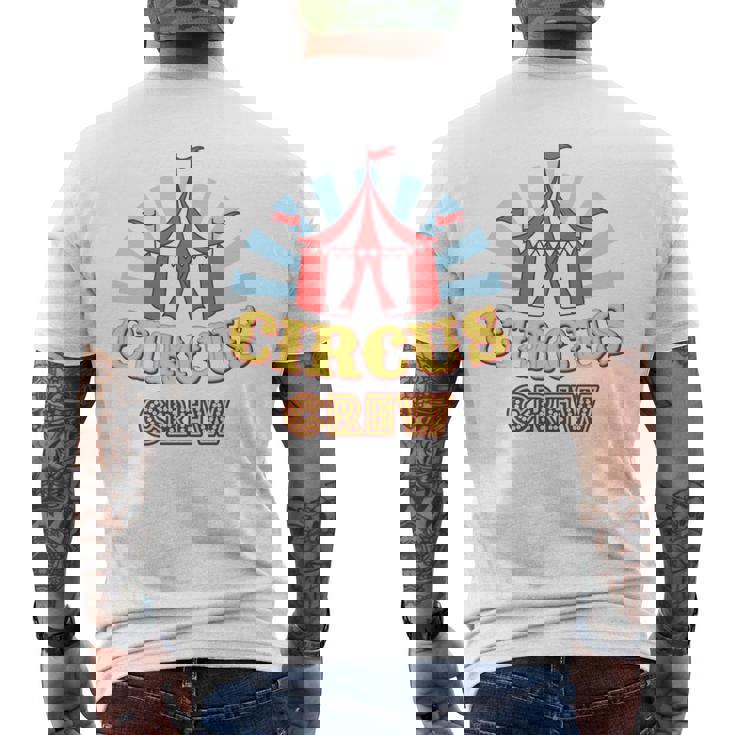 サーカスクルー–楽しいカラフルな大人&キッズグラフィックデザイン 長袖tシャツ メンズTシャツ バックプリント