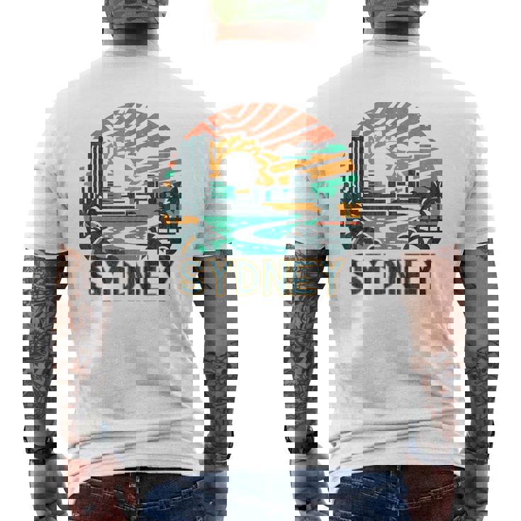 シドニーオーストラリアデザイン メンズTシャツ バックプリント