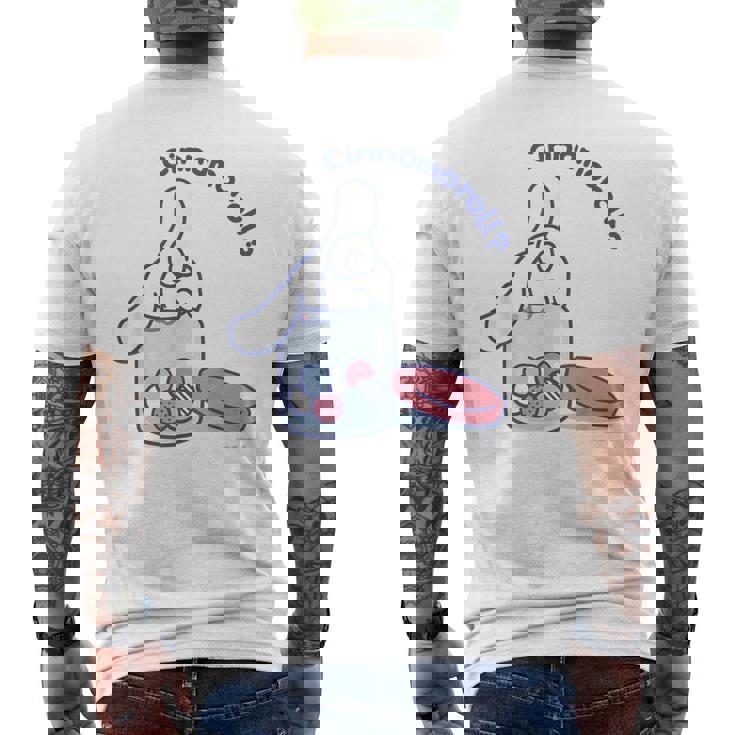 シナモロール ハイドアンドシーク メンズTシャツ バックプリント