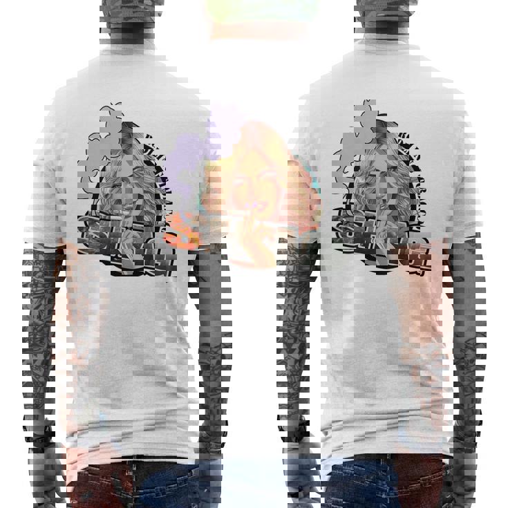 シャグ 手巻き煙草 バックプリント メンズTシャツ バックプリント