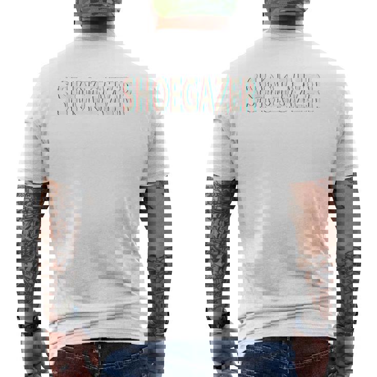 シューゲイザーグリッチー メンズTシャツ バックプリント