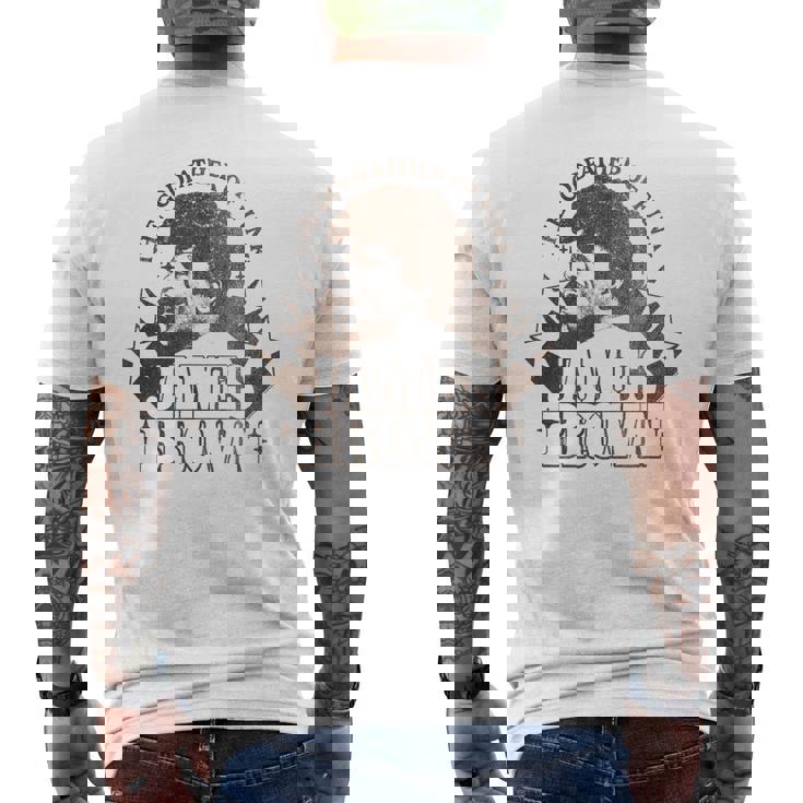 ジェームズ・ブラウン ファンクのゴッドファーザー メンズTシャツ バックプリント