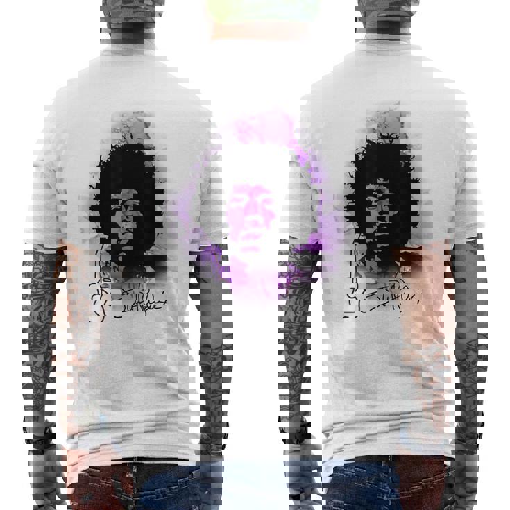 ジミヘンドリックス_001 メンズTシャツ バックプリント