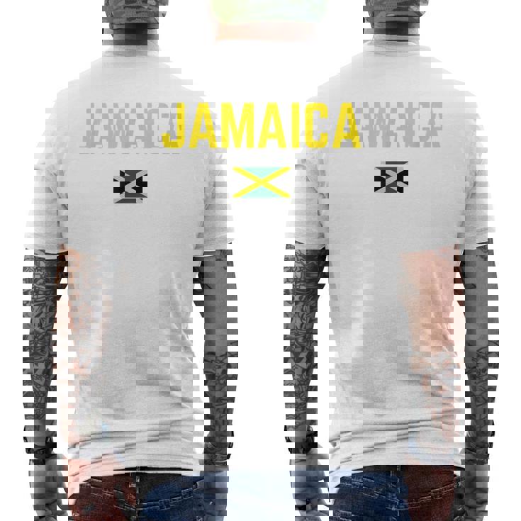 ジャマイカ 旗 大 国旗 メンズ レディース キッズ ジャマイカ メンズTシャツ バックプリント