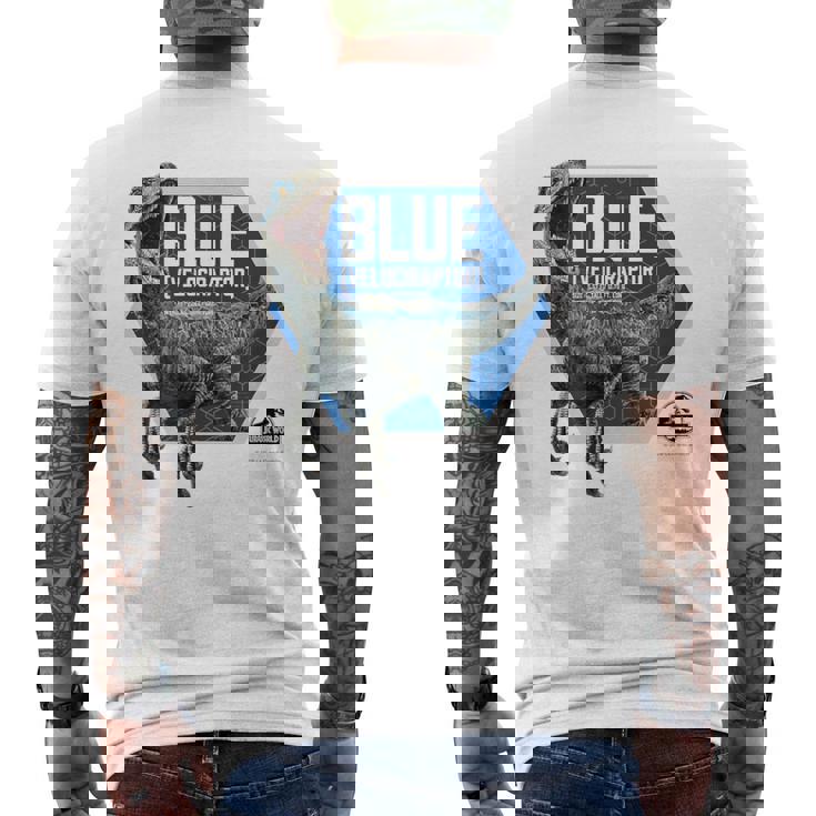 ジュラシック・ワールド Blue Data メンズTシャツ バックプリント