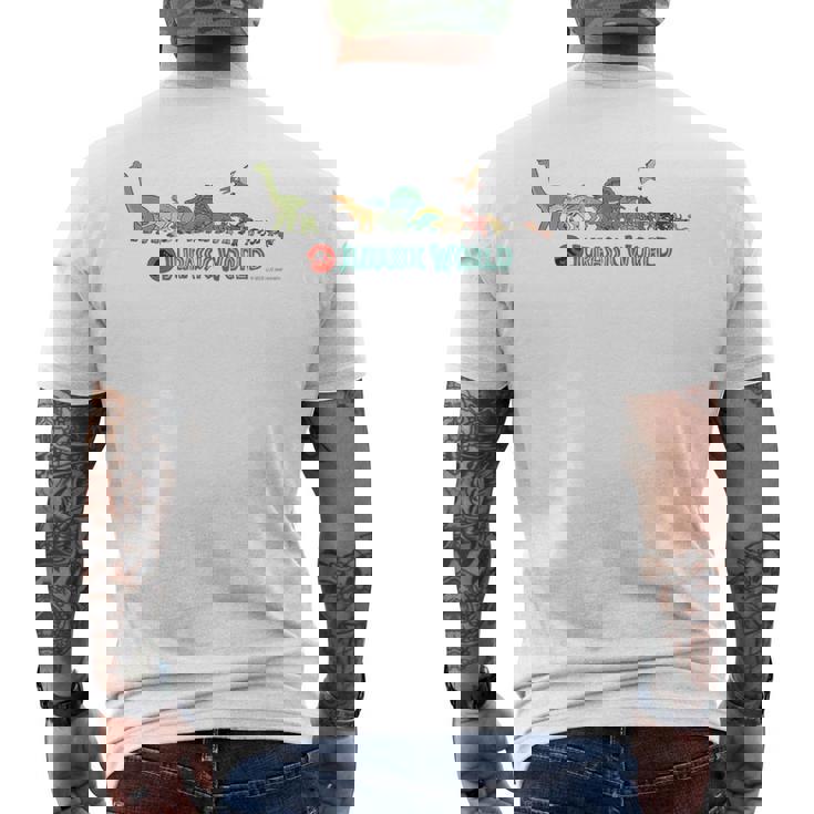 ジュラシック・ワールド Loose Illust メンズTシャツ バックプリント