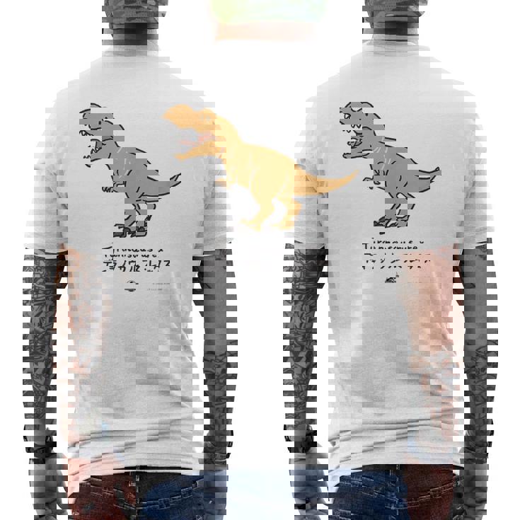 ジュラシック・ワールド Tyrannosaurus Rex Loose Illust メンズTシャツ バックプリント