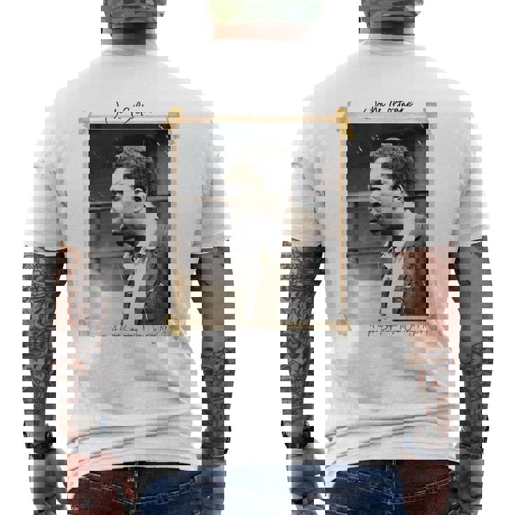 ジョン・コルトレーン A Loveupreme New Jersey 1964 メンズTシャツ バックプリント