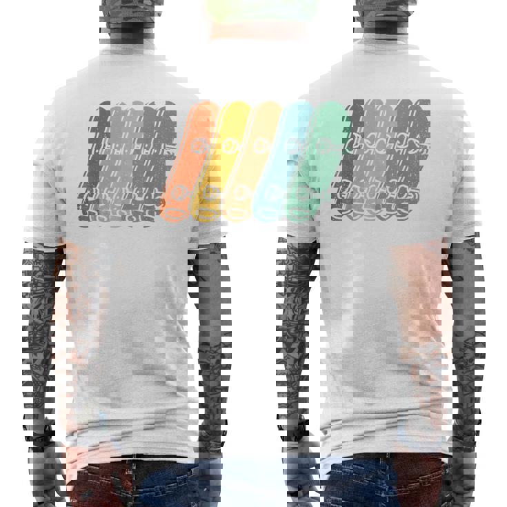 スケート スケーター スケートボード ビンテージ メンズTシャツ バックプリント