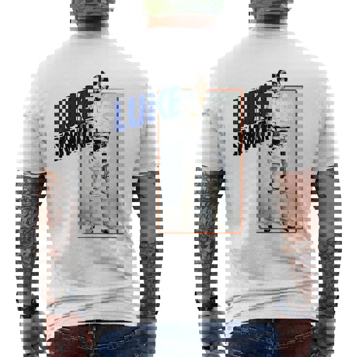 スター・ウォーズ ルーク・スカイウォーカー スマイルカードグラフィックtシャツ メンズTシャツ バックプリント