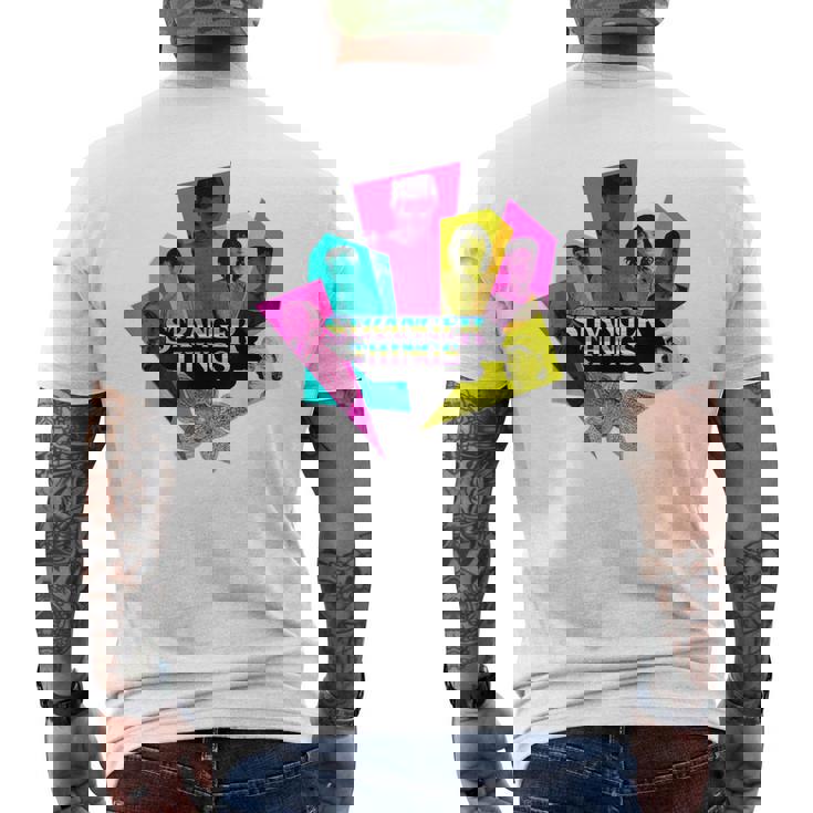 ストレンジャー・シングス The Party Memphis スプラッシュファン 記念品 メンズTシャツ バックプリント