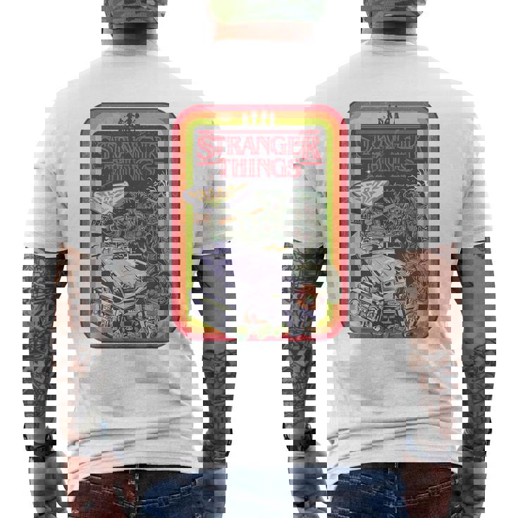 ストレンジャー・シングス コミック プロモ パレス アーケード2 ファン 記念品 メンズTシャツ バックプリント