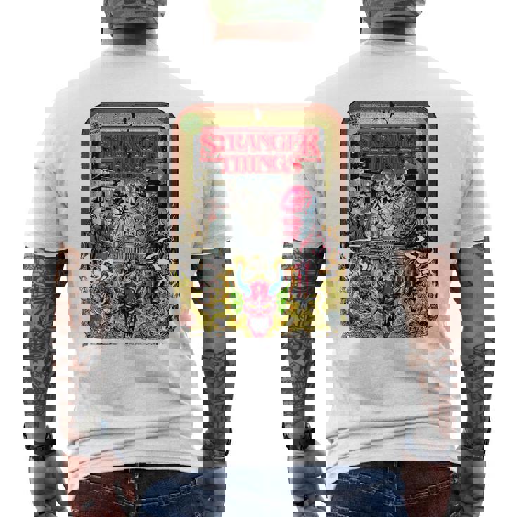 ストレンジャー・シングス プロモコミック The Partyecna セピア ヴィンテージ メンズTシャツ バックプリント