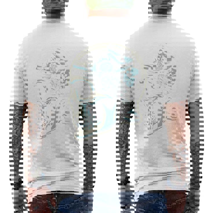 スニーカー ファン ムエルテ スカル 長袖tシャツ メンズTシャツ バックプリント