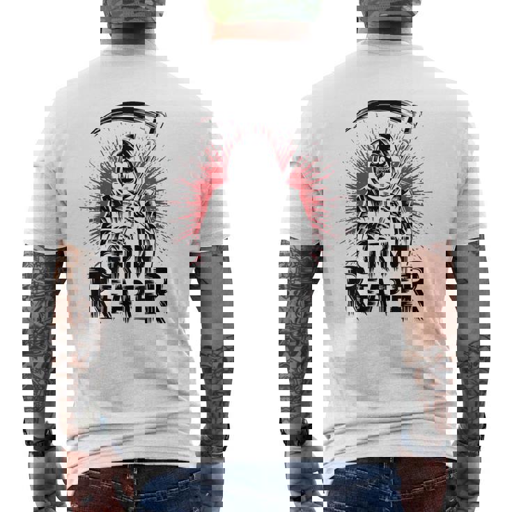 スプラッシュアート 死神 ハロウィン メンズTシャツ バックプリント