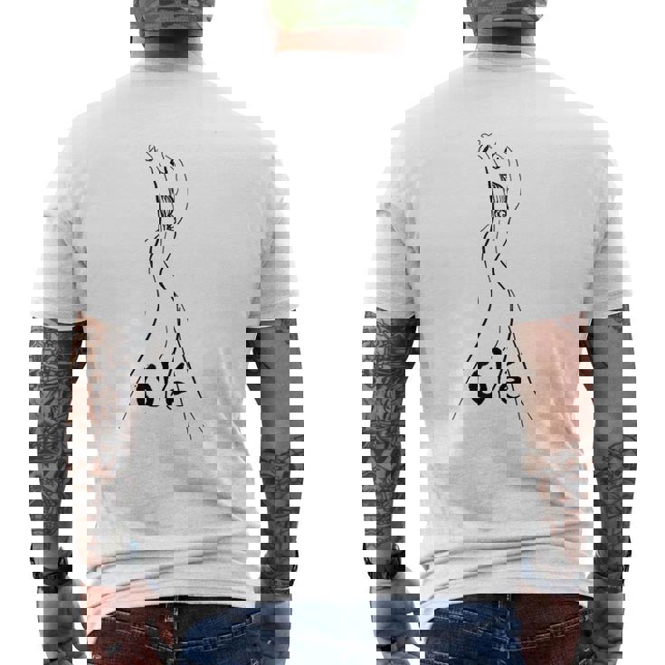 スペインのダンサーフラメンコダンサーオレ メンズTシャツ バックプリント