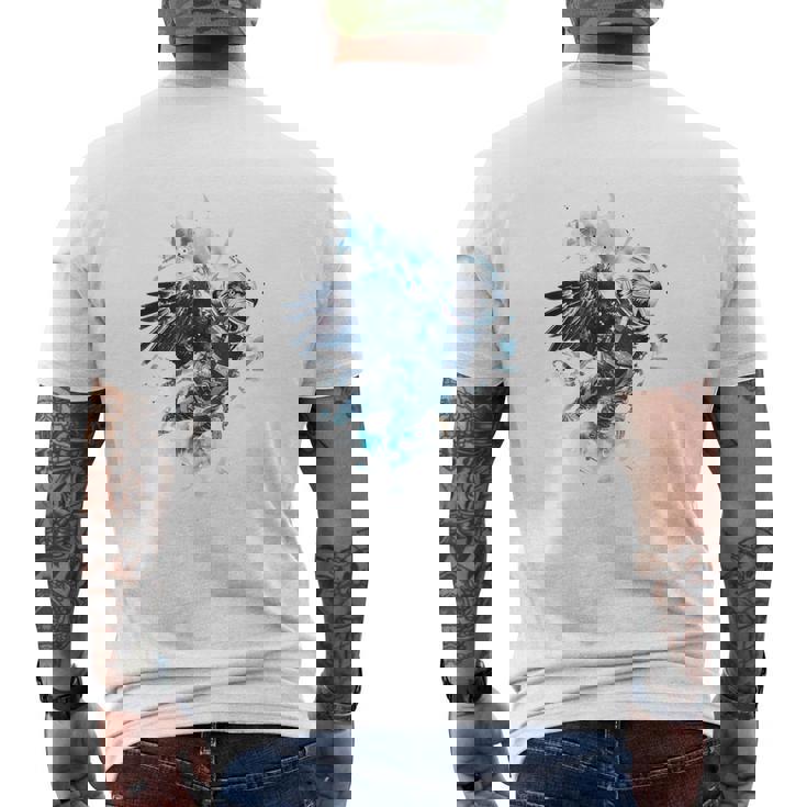 スペースイーグル アストロノート アドベンチャー メンズTシャツ バックプリント