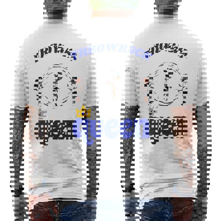 スローバッククイーンダブルダッチ メンズTシャツ バックプリント