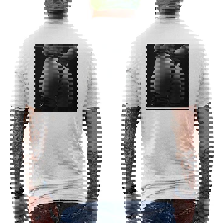 セクシー ブラック ホワイト 写真 美しいお尻 Tバック 長袖tシャツ メンズTシャツ バックプリント