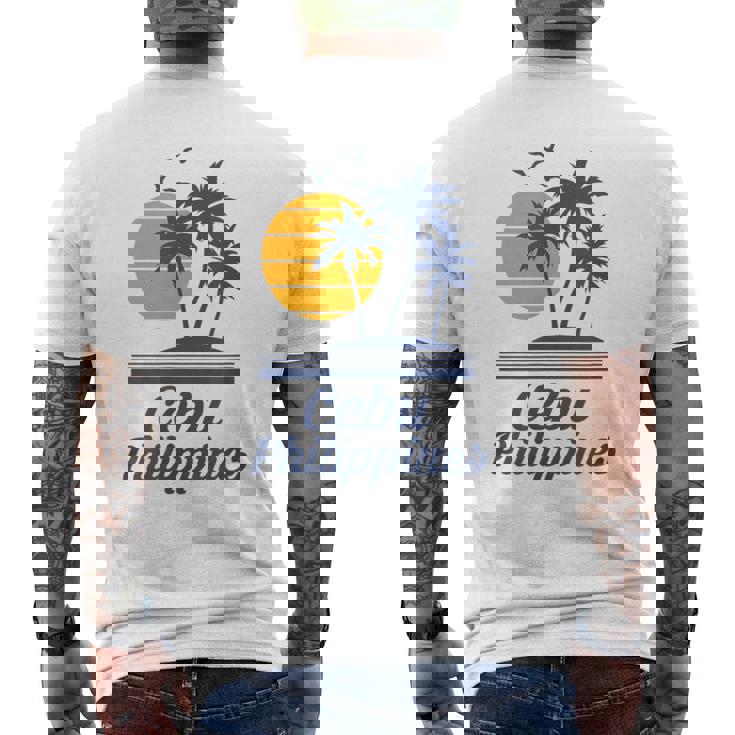 セブ フィリピン フィリピン ビーチ 観光 お土産 バケーション メンズTシャツ バックプリント