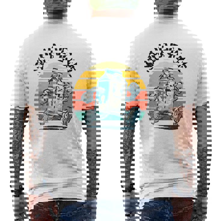 ソイ ラ レチェ ディベルティダ メンズTシャツ バックプリント