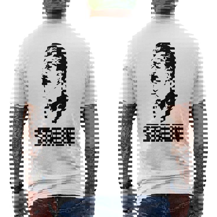 ソビエト指導者ヨシフスターリンシャツソ連共産主義の歴史 メンズTシャツ バックプリント