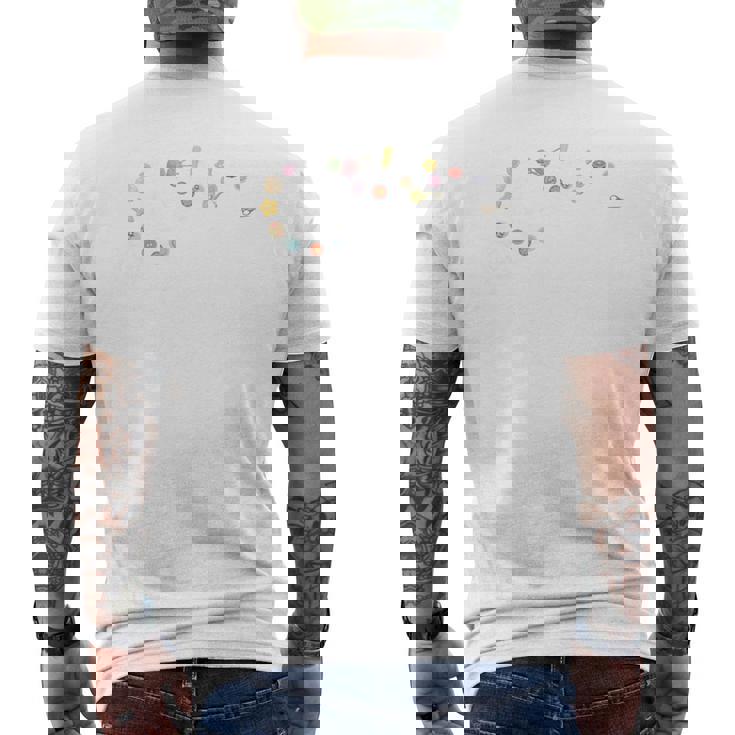 ソーイング タンポポ 花 キルティング 糸 編み物 工芸 長袖tシャツ メンズTシャツ バックプリント