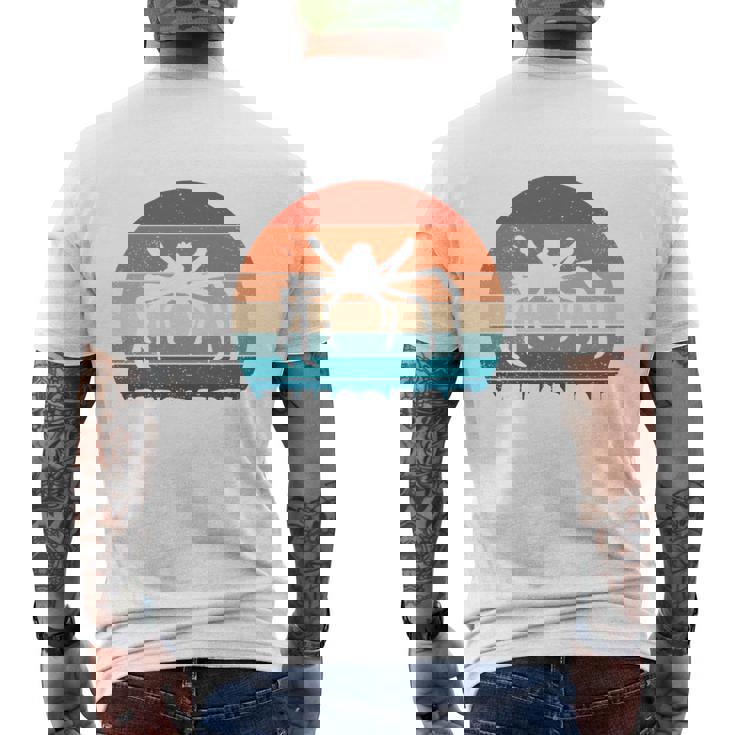 タカアシガニのささやき 海洋生物学者 長袖tシャツ メンズTシャツ バックプリント