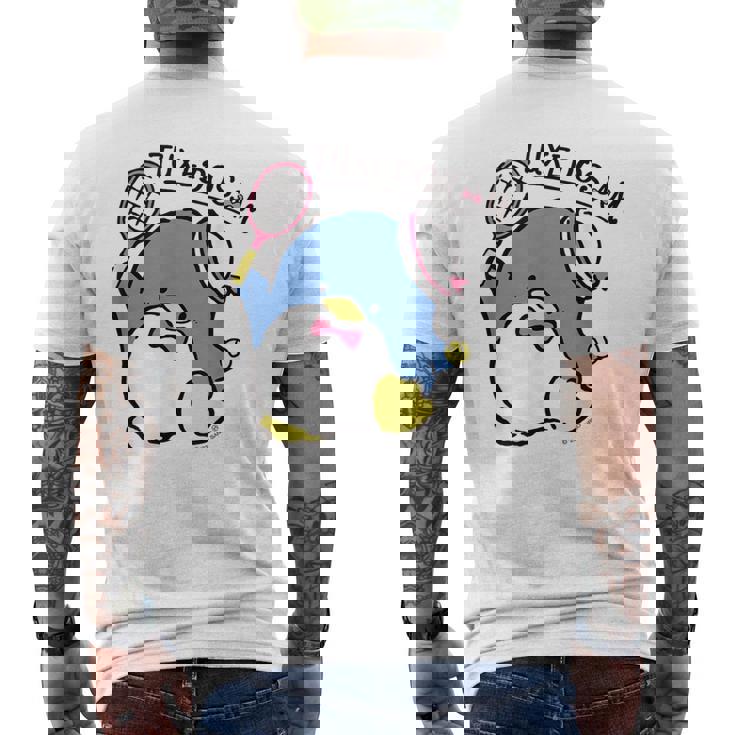 タキシードサム テニス メンズTシャツ バックプリント