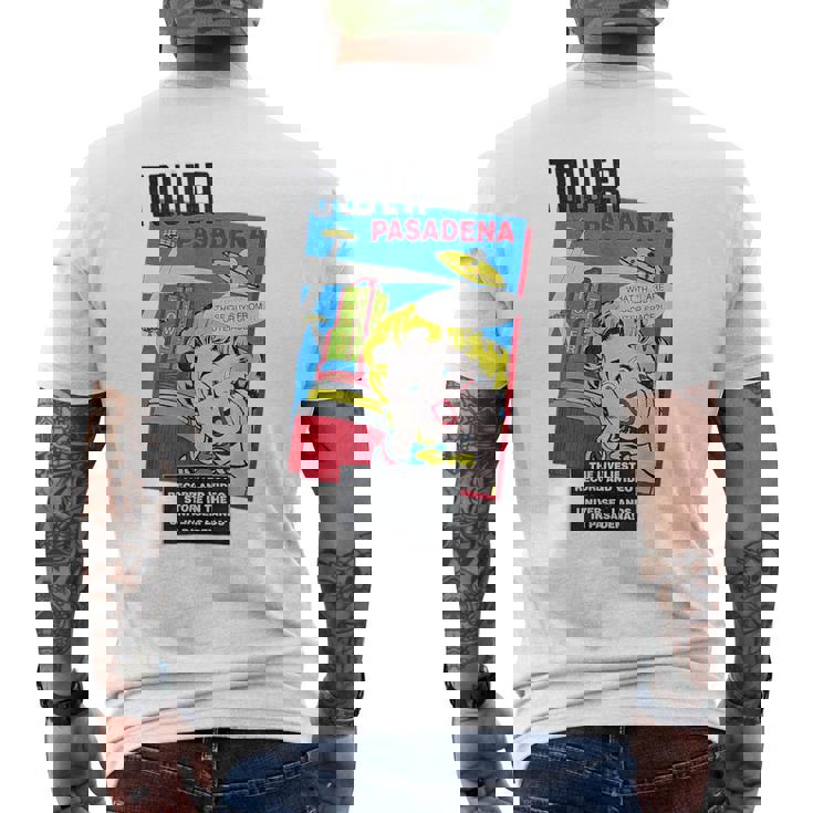 タワーレコード パサデナ レトロ ヴィンテージ 音楽 メンズTシャツ バックプリント