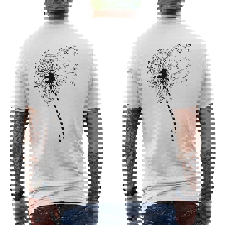 タンポポ トロンボーンシャツ トロンボニスト用 メンズTシャツ バックプリント