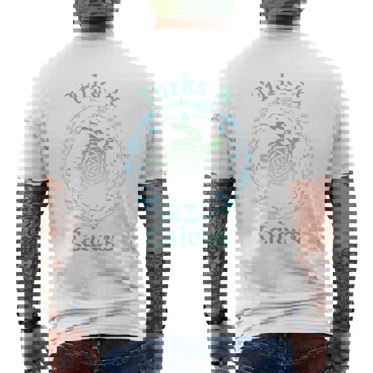 タークス・カイコス島 シャツ ヴィンテージ トライバル カメ 長袖tシャツ メンズTシャツ バックプリント