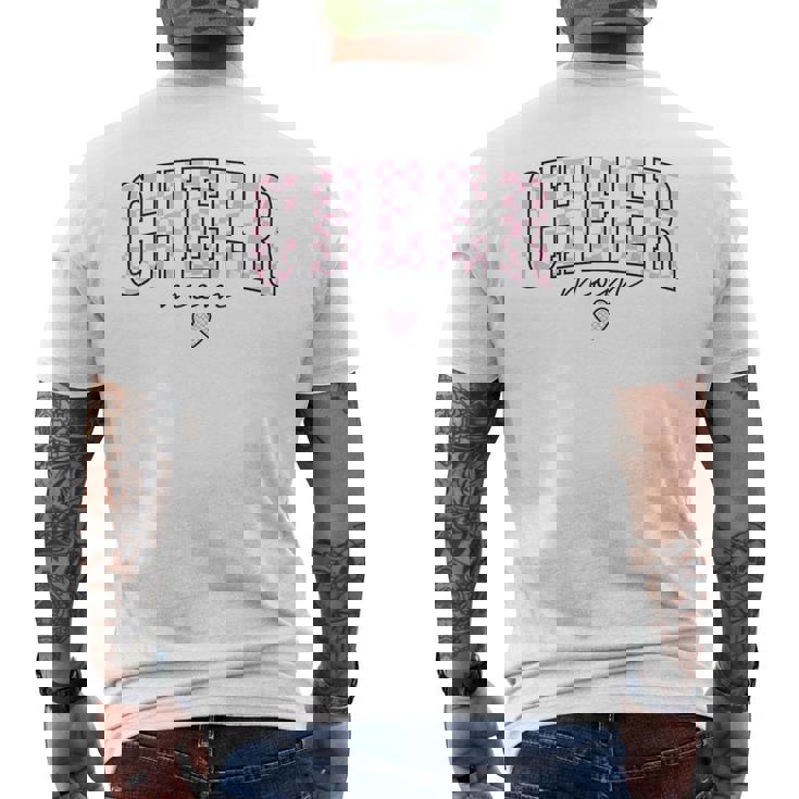 チアママ コーチライフ コンペティション シーズン コケット チアリーダー メンズTシャツ バックプリント