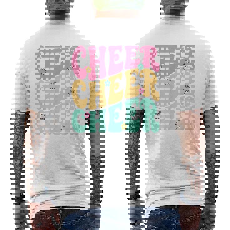 チアリーディング用 チアリーダー スクワッド ガール ティーン チア練習 メンズTシャツ バックプリント