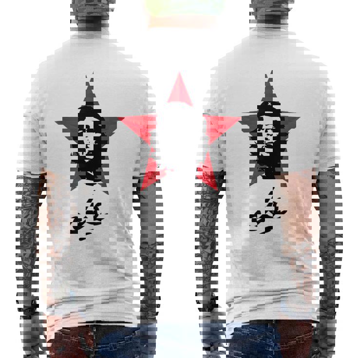 チェ・ゲバラ、キューバ、署名、ゲリラ、チェ メンズTシャツ バックプリント