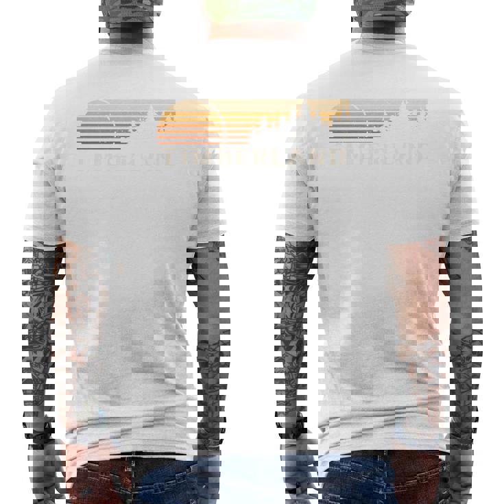 ティンバーランド Nc ビンテージ エバーグリーン サンセット 80年代レトロ 長袖tシャツ メンズTシャツ バックプリント