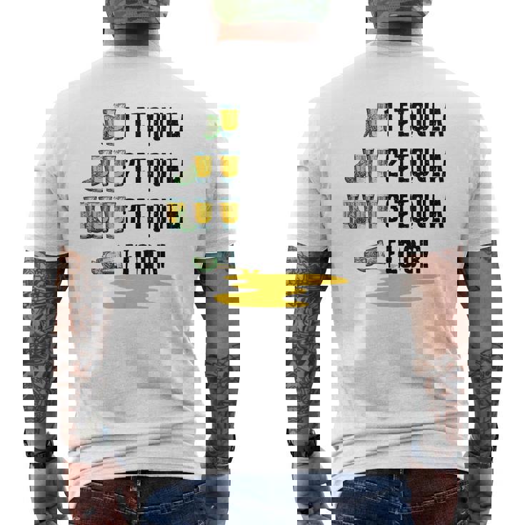 テキーラ 2 テキーラ 3 テキーラ フロア シンコ・デ・マヨ 飲料 メンズTシャツ バックプリント