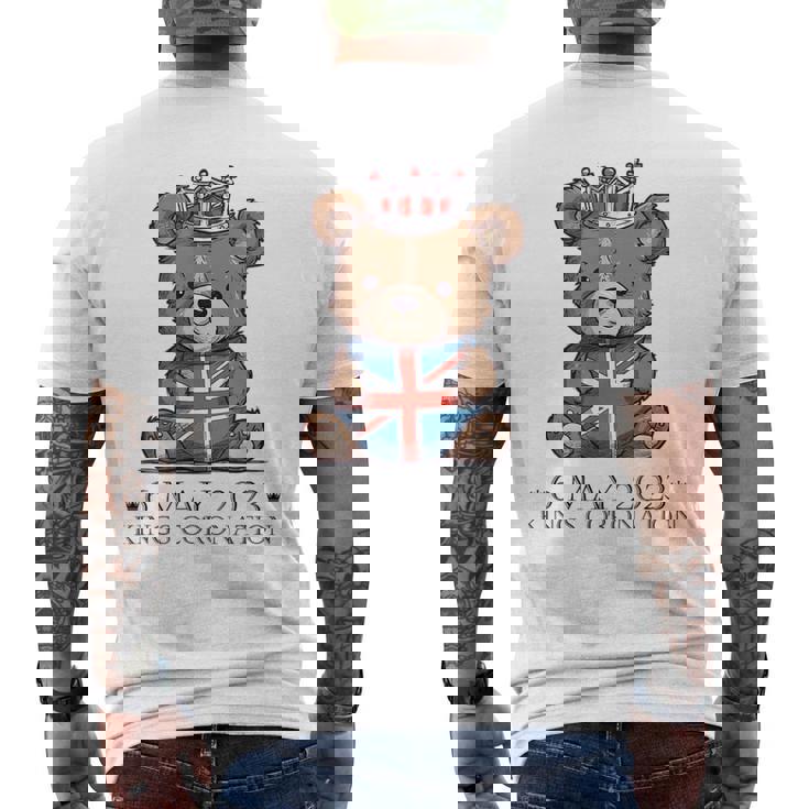 テディロイヤルベア 王様の戴冠式 ユニオンジャック・チャールズ メンズTシャツ バックプリント